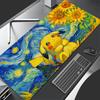 Mouse Pad rubber table XXL Pokemon Pikachu Mini Pc Gamer Desk mat Computer Keyboard Pad Big gaming accessories carpet mousepad