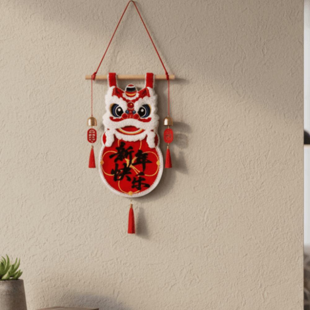 Exquisite New Year Decorations Lion Dance Spring Festival Decoration  Living Room