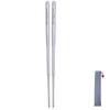Boundless Voyage Titanium Folding Wide Ideal for Outdoor Camping and Compact and Approximately 17g Ti1004T Chopsticks, Portable, 19.8cm (8cm Folded),
