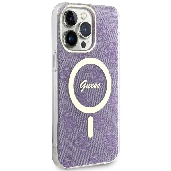 Guess Guhmp14Xh4Stu Case For Iphone 14 Pro Max 6.7 Purple/Purple Hardcase 4G Magsafe