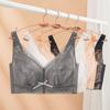 Большой размер Тонкий бюстгальтер без косточек Полная чашка Регулируемая форма Пуш-ап и Поддержка боковой груди Нижнее белье