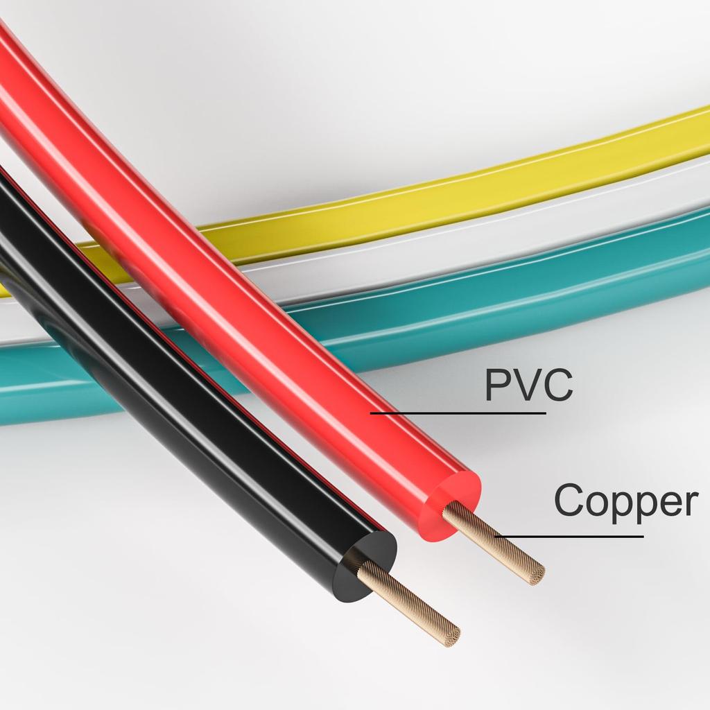 Cleqee Зажим-гусеница Зажим-аллигатор Тест Электрический кабель Тестовый провод Зажим-крокодил Перемычка 5 цветов Кабель, 10 штук Провода, Набор, Провода с двумя концами,