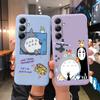 Totoro Anime Phone Case For iPhone Samsung A55 S24 FE S25 M35 Xiaomi Redmi Note 13Pro 14C Huawei Honor 200 Realme Shockproof Anti-Scratch Matte Cover