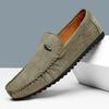 Мужские мокасины пени большого размера, мужская повседневная обувь, дышащие мужские мокасины, кожаные слипоны на плоской подошве, легкая мужская обувь для вождения