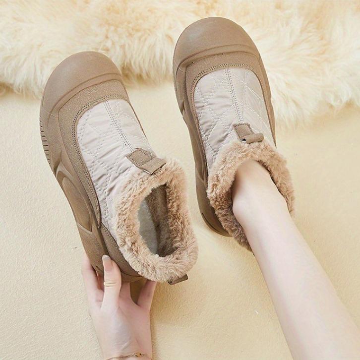 Women's Fleece-Lined High-Top Snow Boots Winter Thick-Soled Round Toe Casual & Warm Winter Footwear | Stylish Winter Boots