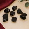 Black Tourmaline Tumbled Stones XL, 18 Piece Set