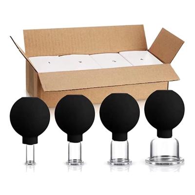4 шт. антицеллюлитная присоска Ventosa силиконовый шарик для очков баночка для вакуумных банок набор банок массажер для тела и лица Прямая поставка
