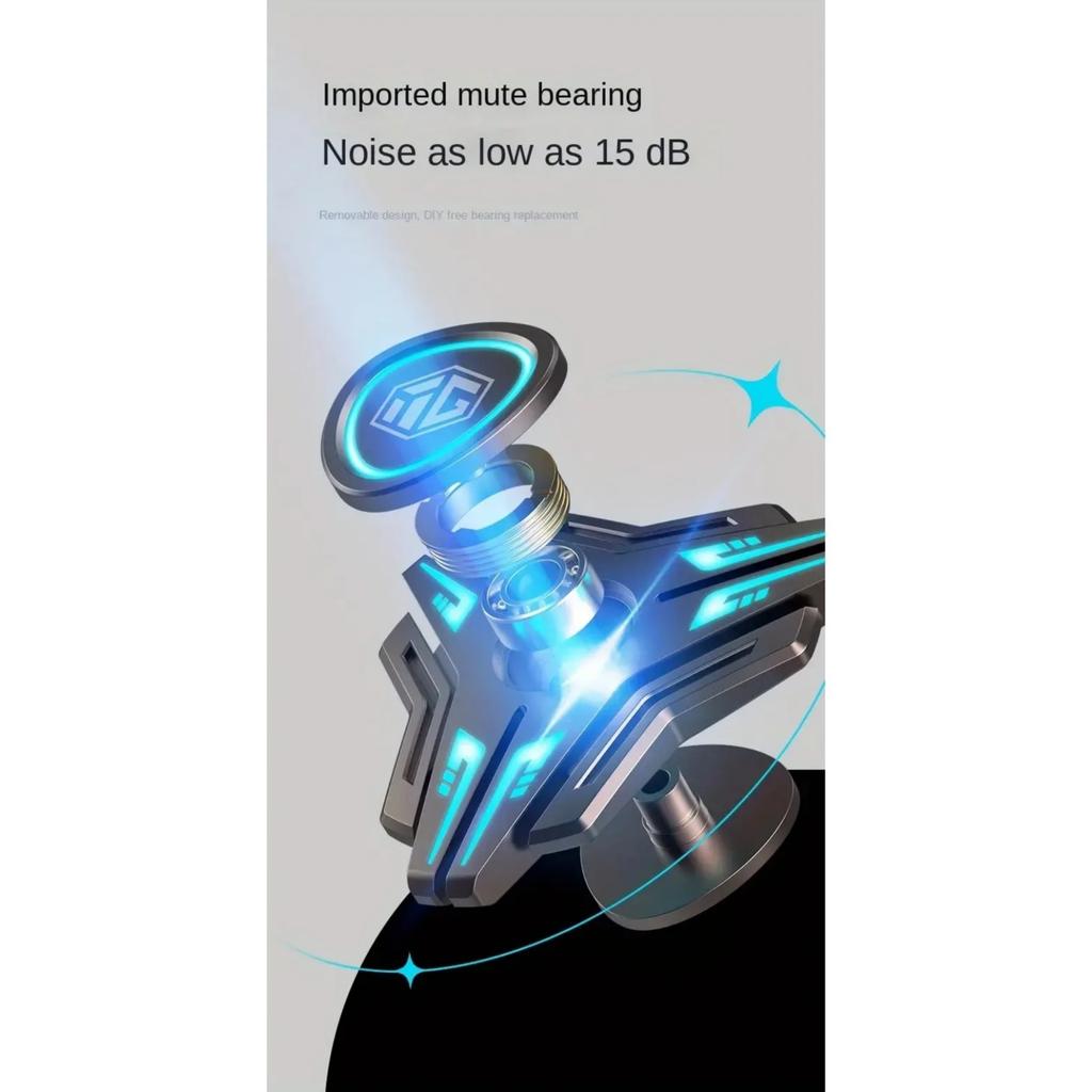 Fidget Spinner Metal Cool Luminous Fingertip Gyro Set EDC Stress Relief Toys Hand Spinner Gift for Adults Children