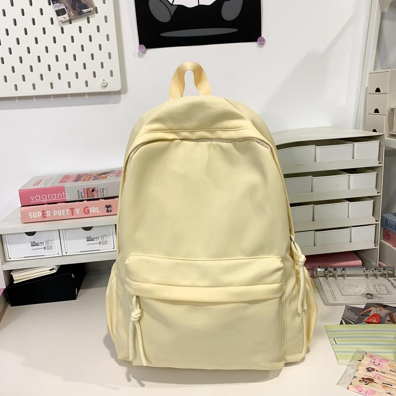 Женский рюкзак большой вместимости, однотонный, студенческий рюкзак, мужской школьный рюкзак