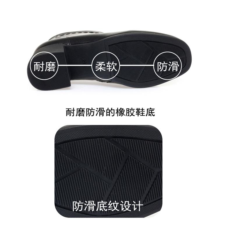 Женские ботильоны с квадратным носком, весенне-осенние одинарные ботинки, новые ботинки Мартин, осенне-зимние бархатные ботинки из мягкой кожи, профессиональные женские ботинки