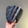 Корейский аксессуар для укладки волос Зубья Стразы Гребень Заколка для волос Мода Подарок