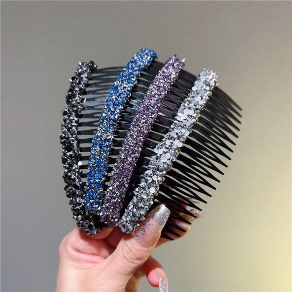Корейский аксессуар для укладки волос Зубья Стразы Гребень Заколка для волос Мода Подарок