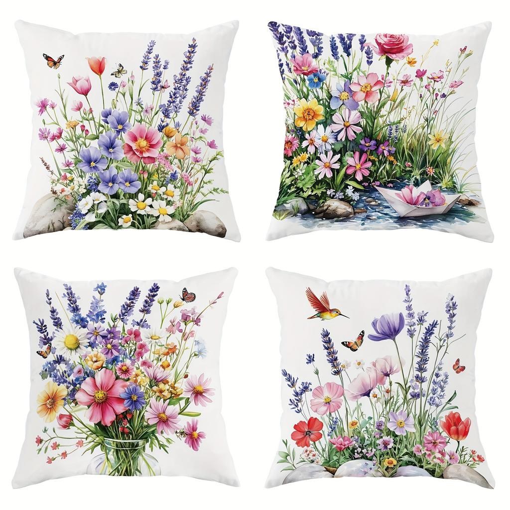 Роскошное Золото - украшенные Цветочные НаволочкиПодушка для дивана в гостиной, мягкая и удобная, украшение для спальни