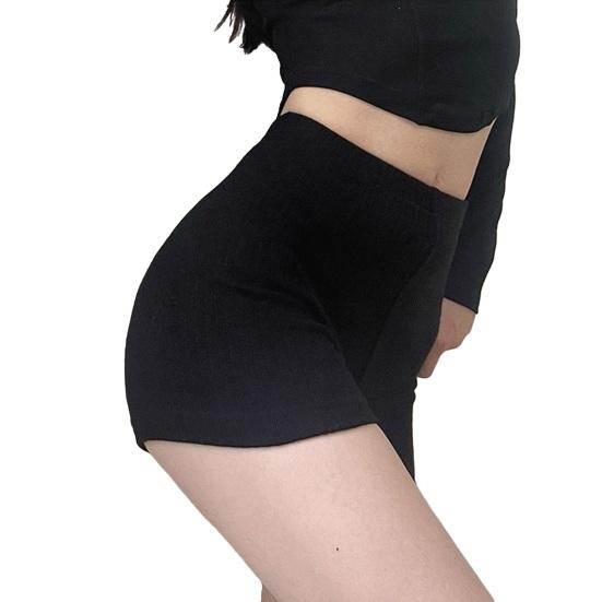 Женские шорты для йоги с высокой талией, приподнятые ягодицы, спортивные шорты, сексуальные однотонные дышащие леггинсы, универсальная одежда