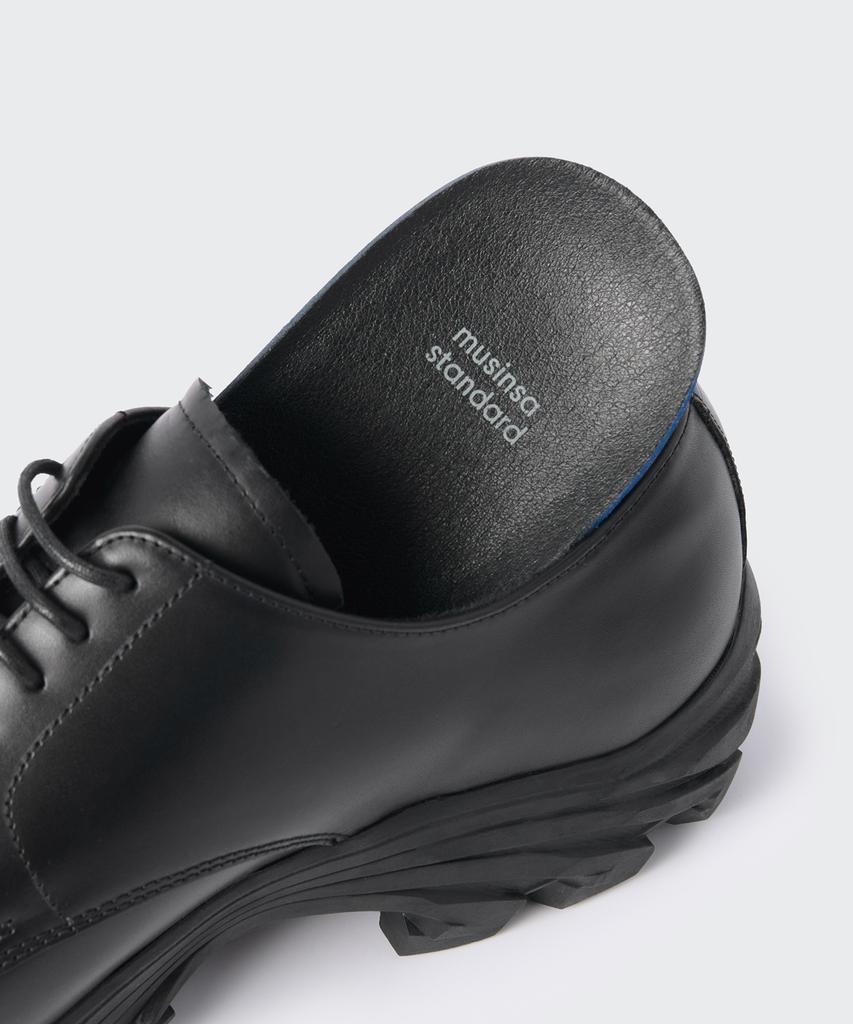 Musinsa Standard Round Derby Sneakers [Black]