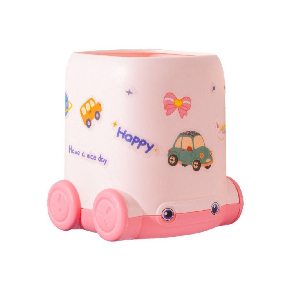 Car Shape Pen Container Multifunctional Desktop Organizer Stationery Storage Bucket  School Office