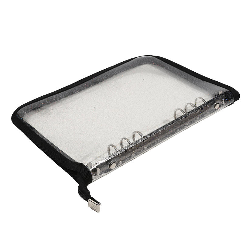 A5 6 Ring Binder Notebook with Zipper Pockets Photocard Holder Binder Sleeves Book Polaroid Small Card Photo Album Card Binder Pack