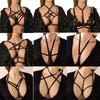 New Pentagram Belt Sexy Ladies Women Body Harness Bra Chest Bondage Lingerie Bra Gothic Garter Belt Suspenders Harness Lingerie