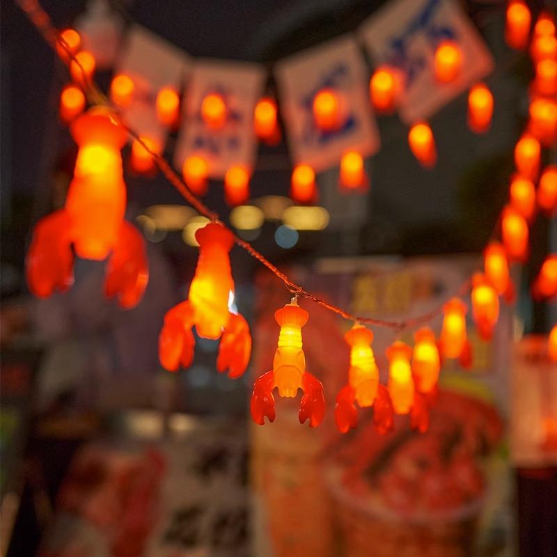 1.5m 10-LED Lobster Design String Light Battery Powered Decorative Lamp,Constant Light