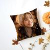 RRachel McAdams Cushion Cover Washable Linen Pillowcase Soft  for Daily Sofa Bed Home Room Decor