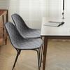 Маленький круглый жаккардовый чехол для стула Eames Shell в скандинавском стиле, современный минималистский чехол для обеденного стула