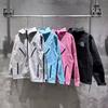 Autumn Syna Unisex Embroidered Logo Hooded Windbreaker