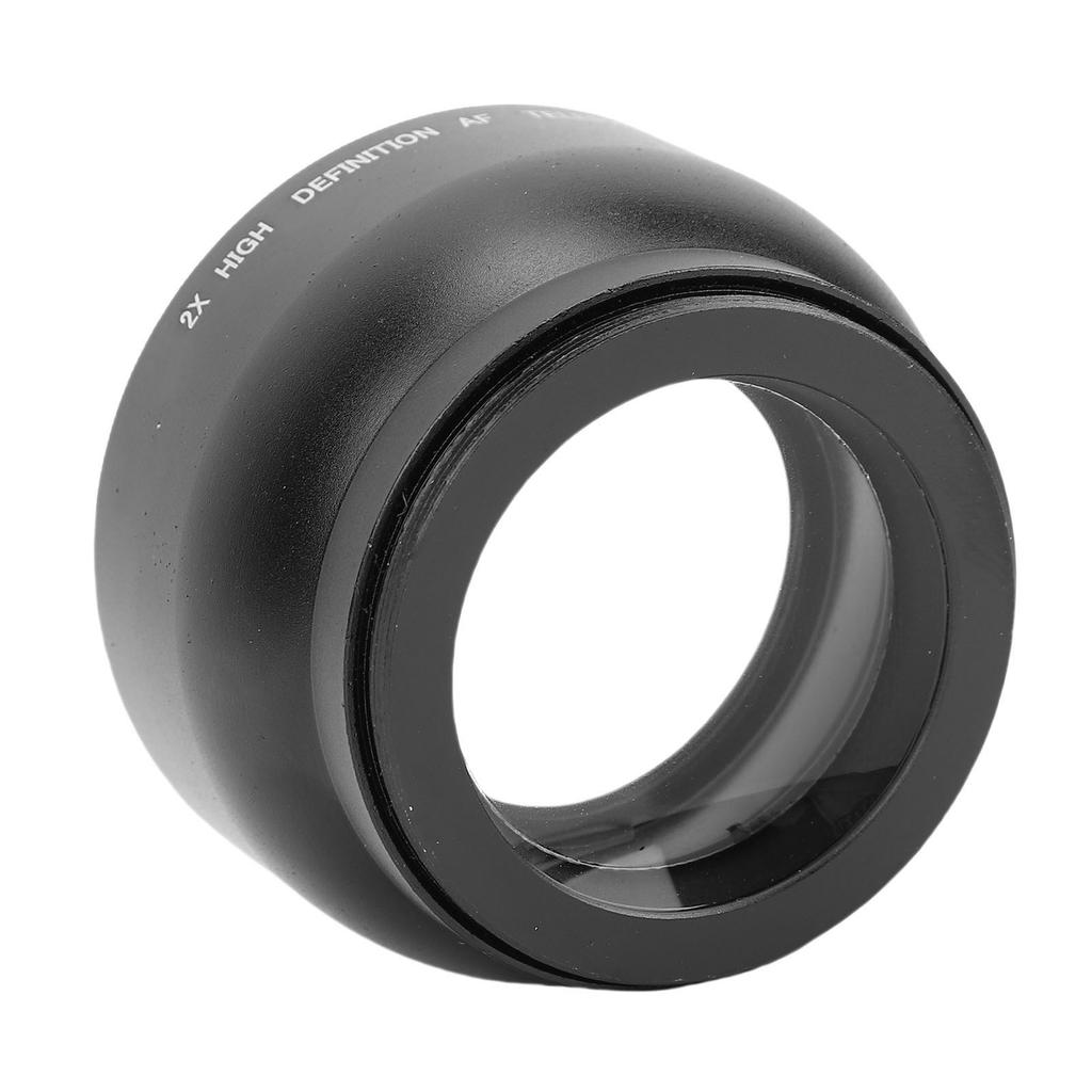52 мм 2-кратный HD телеконвертер телеобъектив для камеры с 52 мм креплением, легкий алюминиевый сплав, резьба объектива T2