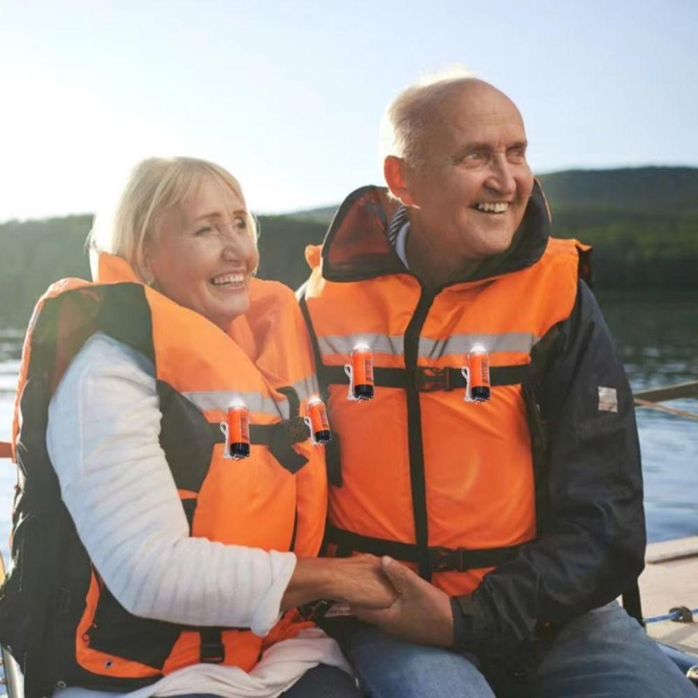 Overboard Survival Life Vest Light Emergency Seawater Self-Lighting Light Children