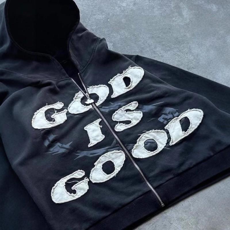 Trendy Small Batch Hooded Sweatshirt Street Style Loose Fit Couples