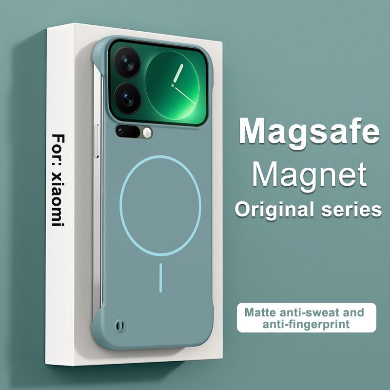 Ультратонкий безрамочный магнитный чехол для Xiaomi 17 17Pro Max Magsafe Жесткая матовая крышка из поликарбоната для Xiaomi MI17 pro max Защитный бампер