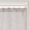 MUJI Льняные шторы простого плетения без складок, ширина 100 см x длина 200 см, не совсем белые, 84759307