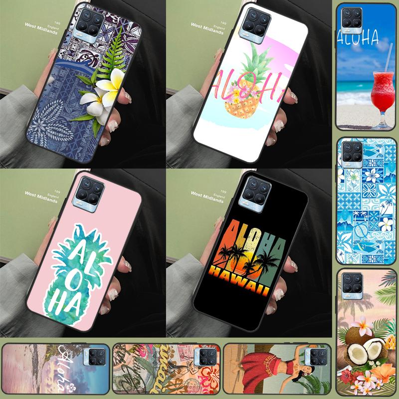 Чехол Aloha Beach Life Hawaii для Realme 11 10 12 13 14 Pro Plus GT 5 6 6T GT7 Pro C67 C61 C53 C51 C21Y C25S C55 C75