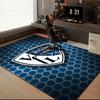 Football Bochum  Rug for Living Room, Game Rooms, Office, Bedroom, Office Floor Mat Playful Design, fan gifts Christmas decor
