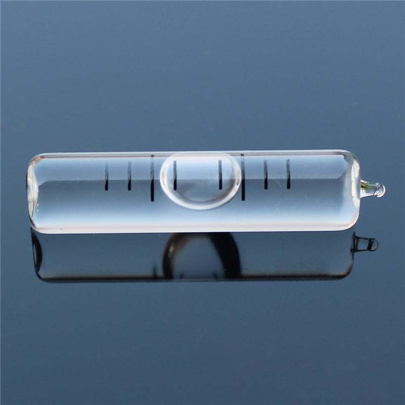 Высокоточный военный стеклянный горизонтальный пузырьковый трубчатый спиртовой уровень с высоким боросиликатным пузырем диаметром 7,5 мм