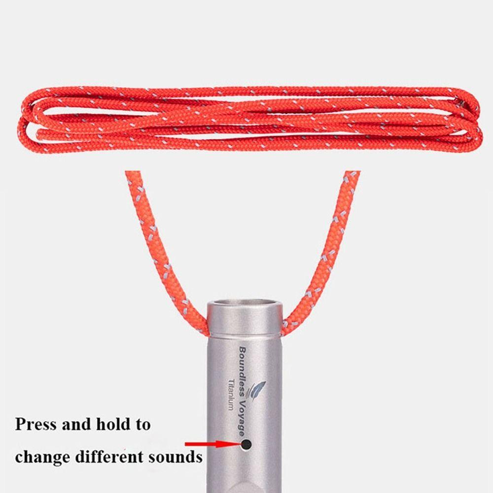 Mini Loud Lightweight Whistle Portable Emergency Exploring Accessories Outdoor EDC Tool