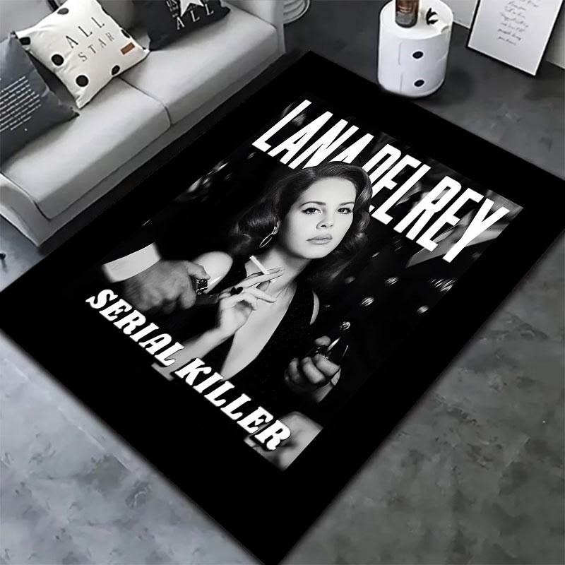 Ковер Lana Del Rey для гостиной, спальни, дома, украшение для дивана, нескользящий коврик для детских игр