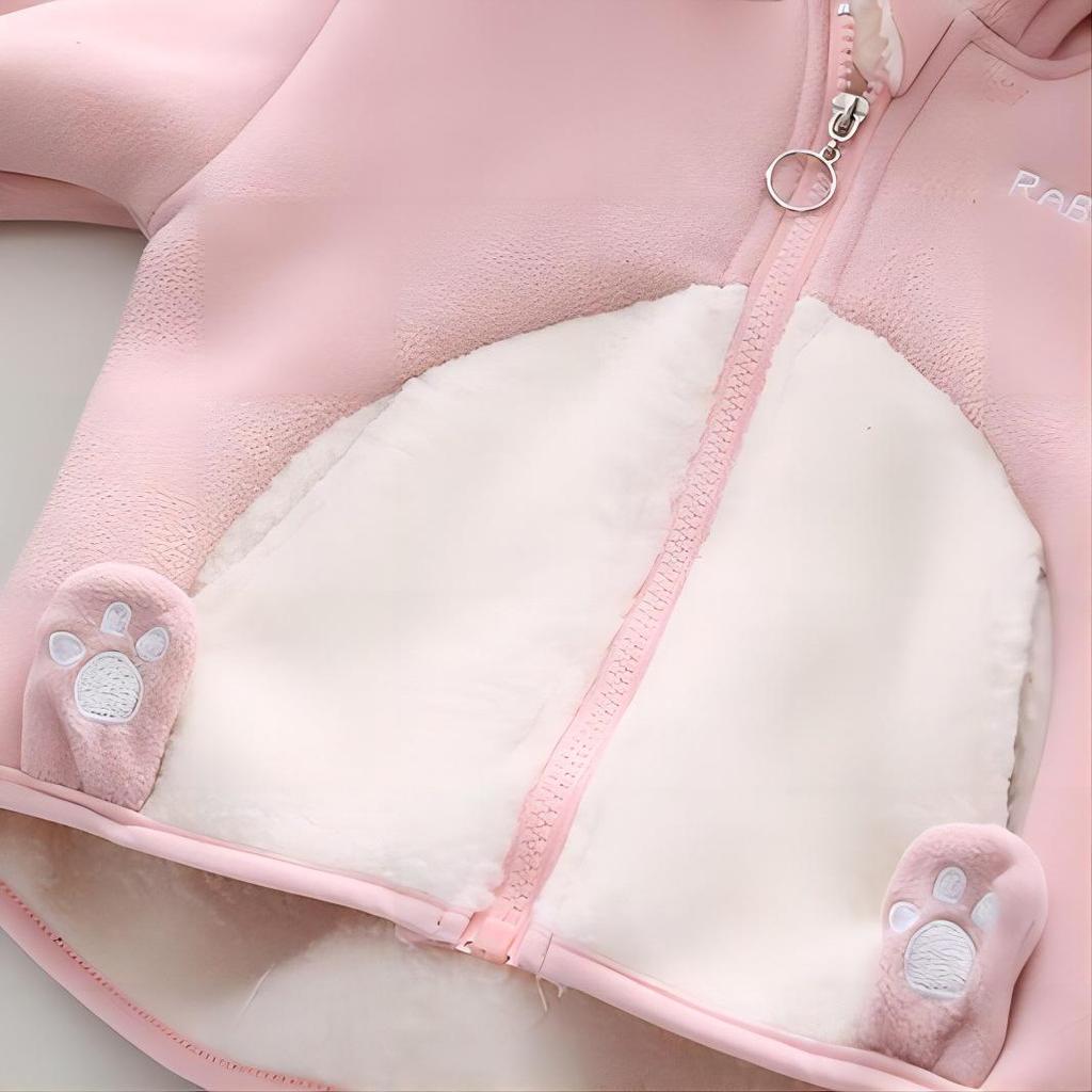 Children's Thickened Fleece Winter Jacket - Warm Sweatshirt for Boys and Girls