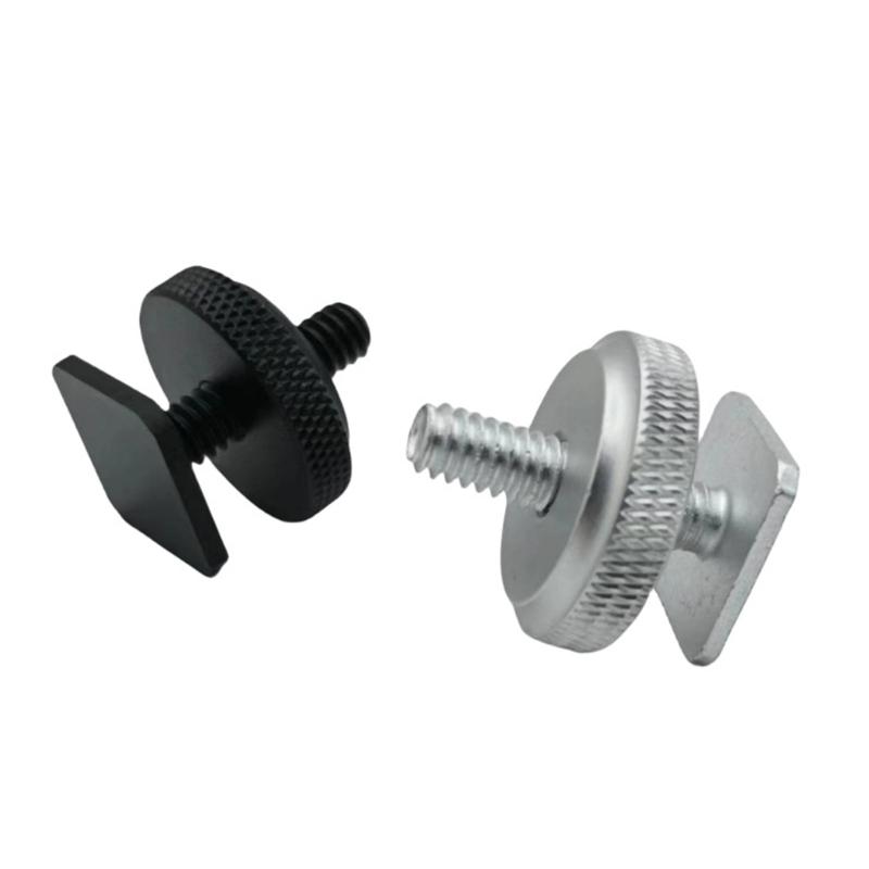 Solid Metal Hot Shoe to 1/4Inch Screw Adapter for All DSLR Cameras Environmentally Friendly Design for Photography