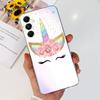 Чехол для Samsung Galaxy A05s SM-A057F Милый мультяшный чехол с кошкой Прозрачный силиконовый чехол для телефона для Samsung A05s A 05s Мягкий бампер