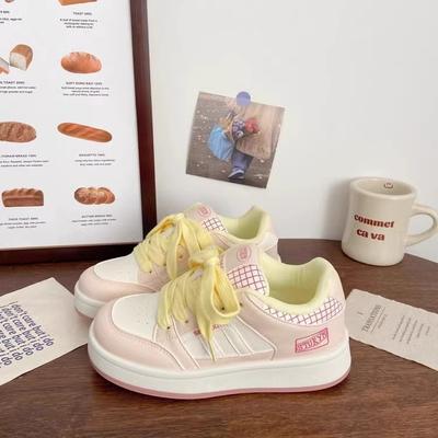 Красивые нишевые туфли для хлеба женские приливные весенние сезон школьные новые универсальные спортивные туфли