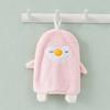 Детские салфетки для рук Cute Penguin, быстросохнущее кухонное полотенце из кораллового бархата