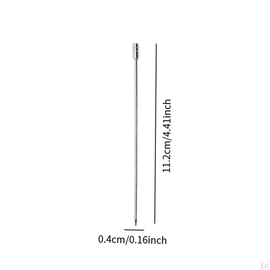 20 шт. фруктовые шпажки для коктейлей креативные палочки из нержавеющей стали для десерта