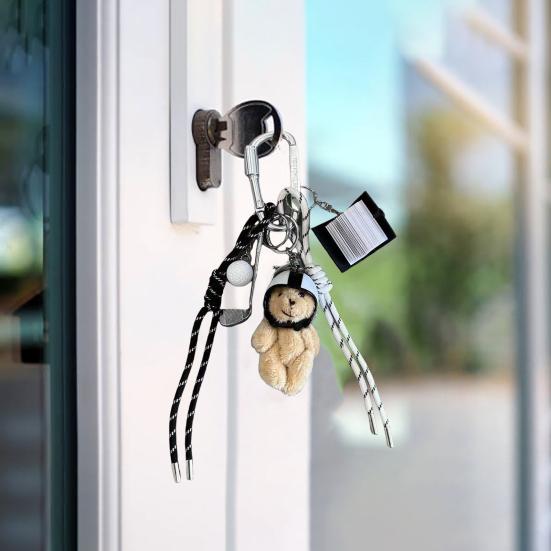 Подвески на веревочную сумку для сумки, кошелька, подвесного украшения, рюкзака, винтажных металлических пряжек, школьного ранца