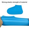 2 шт. Бахилы Водонепроницаемые Непромокаемые Нескользящие Износостойкие Многоразовые Защитники Кроссовок Эластичный Силикон Дождливые Дни Чехлы для Дождевых Сапог