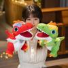 Tyrannosaurus Rex Animal Hand Puppet Plush Doll Movable Mouth Stuffed Plush Dinosaur Toys Storytelling Simulation