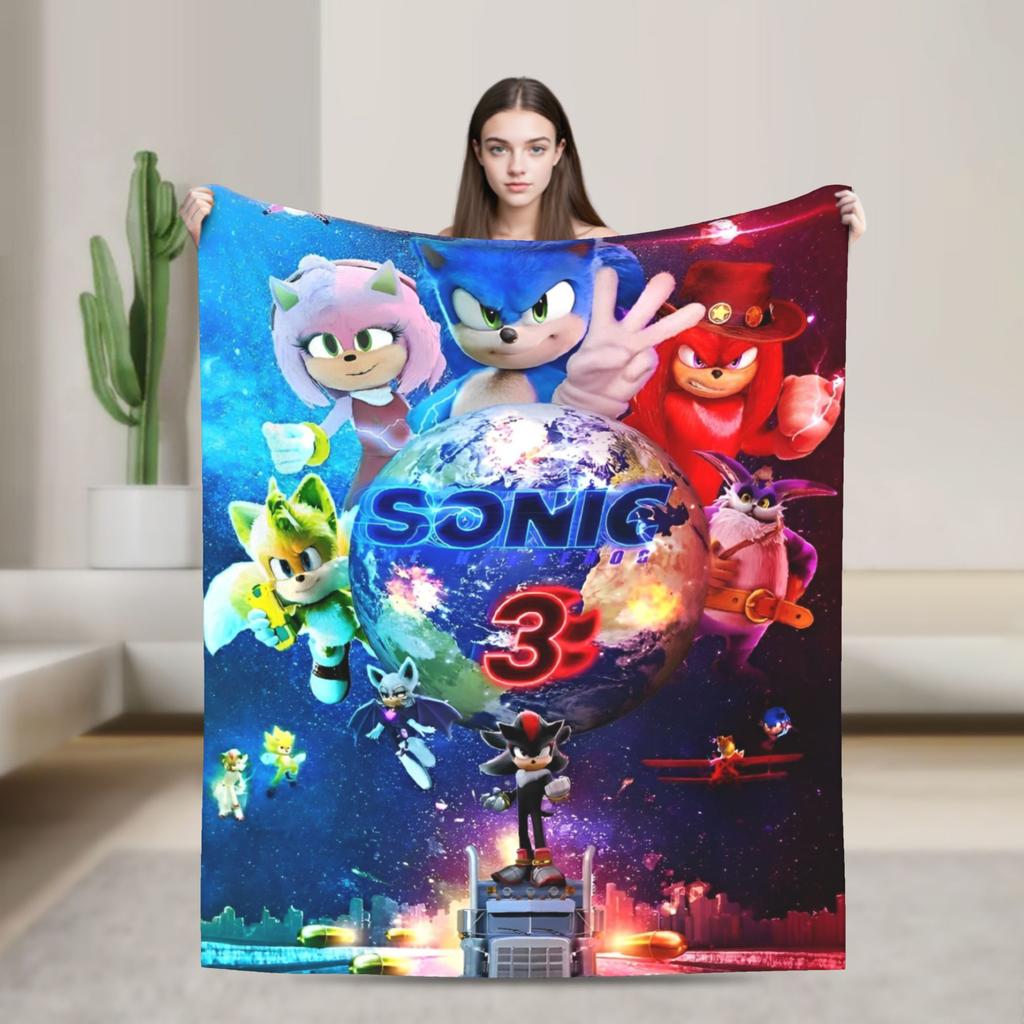 Бронированные Супер Ежик Тень Пледы Фланелевые Потрясающие Дышащие Пледы для Украшения Покрывала