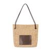 Large Capacity Summer Beach Straw Handbag: Woven, Stylish, and Ideal for Seaside Holidays