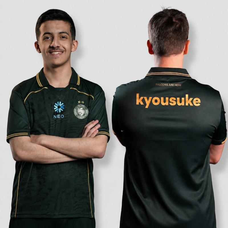 Новая форма для тренировок Team Falcons 2026 CS2 Esports NIKO M0NESY Kyousuke Футболки Поло Мужские Футболки Подарки Своё Имя V-образный вырез