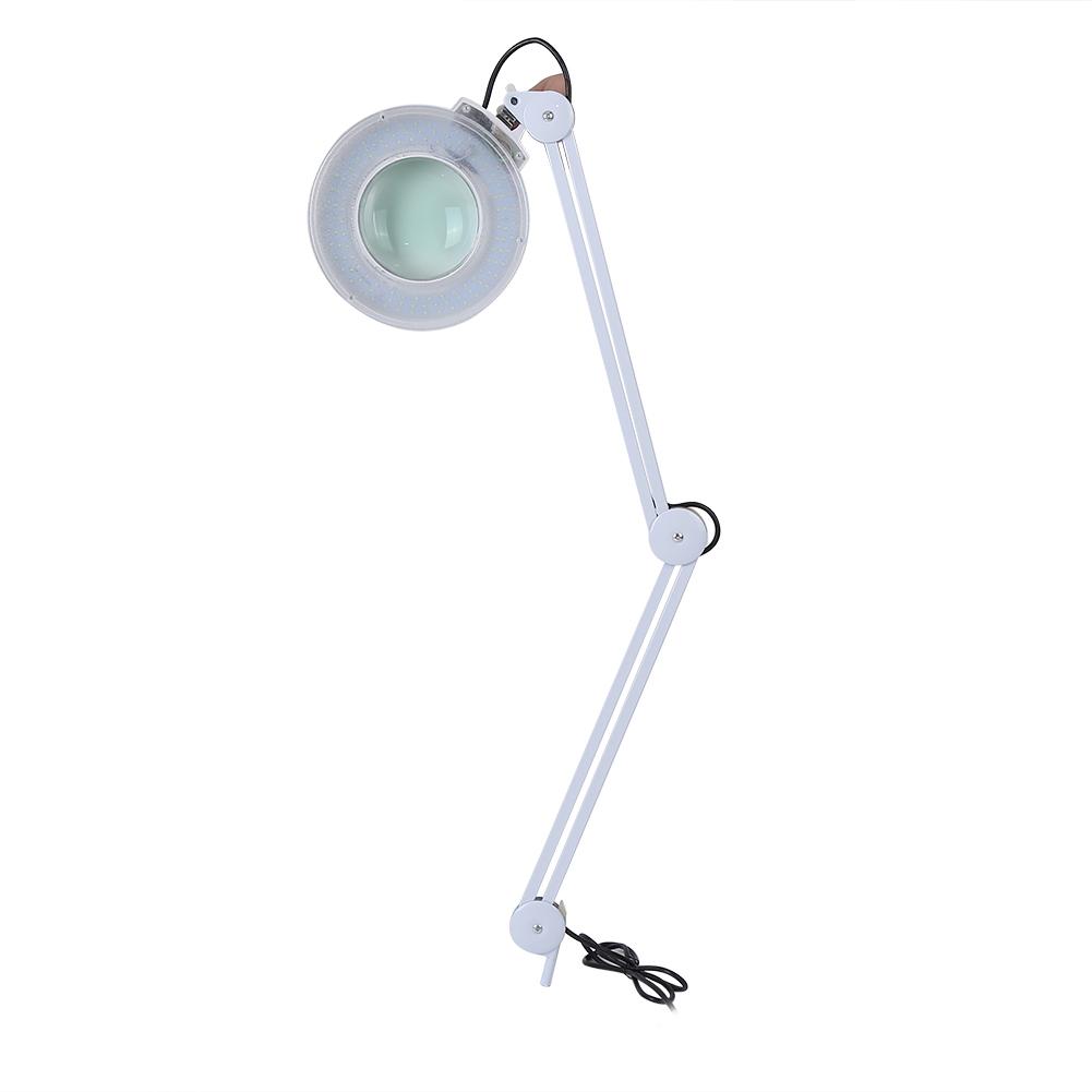Magnifying LED Floor Lamp with Stand Flexible Adjustable Height Cold Light Reading Medical US