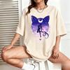 2026 Summer New Arrival Hot Sale Unisex Kids Adults Sailor Moon T-shirt Luna Cat Print Casual Short